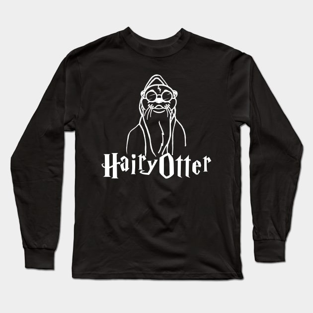 Hairy Otter Long Sleeve T-Shirt by Mesyo